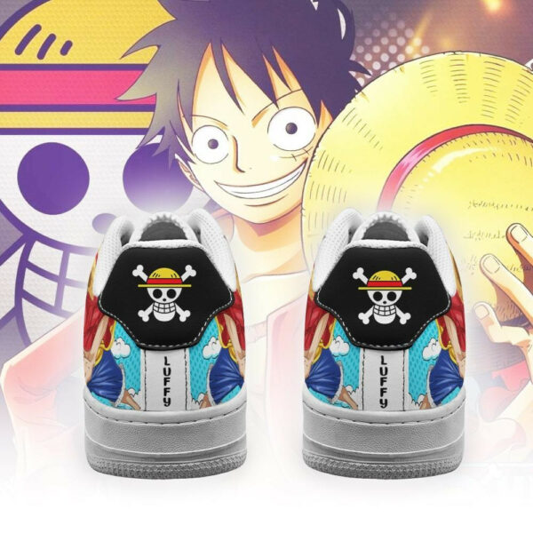 Monkey D Luffy Air Shoes Custom Anime One Piece Sneakers 3