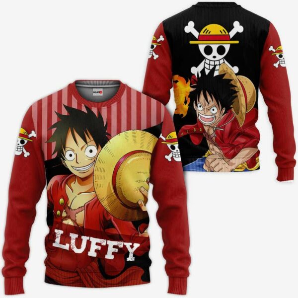 Monkey D Luffy Hoodie One Piece Anime Shirts 2
