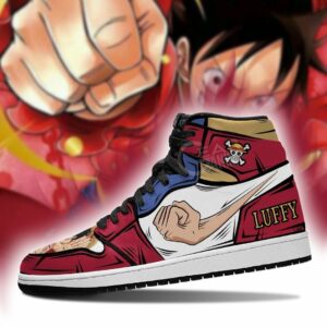 Monkey D Luffy Shoes Gomu Gomu Custom Anime One Piece Sneakers 5