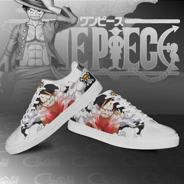 Monkey D Luffy Skate Shoes One Piece Custom Anime Sneakers 2