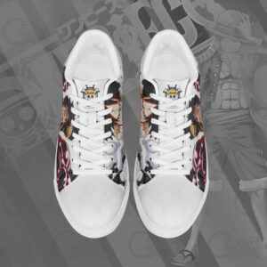 Monkey D Luffy Skate Shoes One Piece Custom Anime Sneakers 6