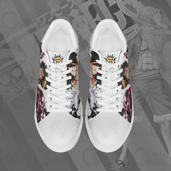 Monkey D Luffy Skate Shoes One Piece Custom Anime Sneakers 3