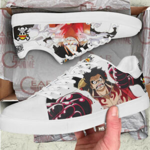 Monkey D Luffy Skate Shoes One Piece Custom Anime Sneakers 7