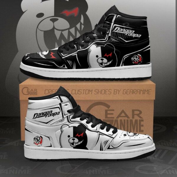 Monokuma Shoes Danganronpa Custom Anime Sneakers 1