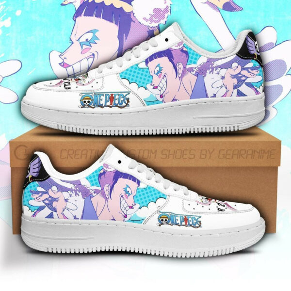 Mr 2 Bon Clay Air Shoes Custom Anime One Piece Sneakers 1