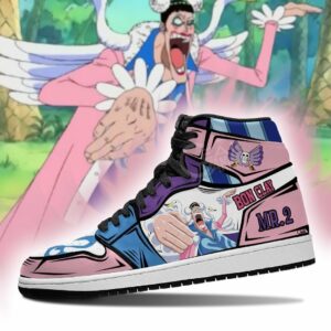 Mr 2 Bon Clay Shoes Custom Anime One Piece Sneakers 5