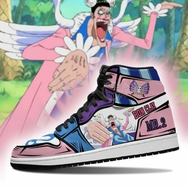 Mr 2 Bon Clay Shoes Custom Anime One Piece Sneakers 3