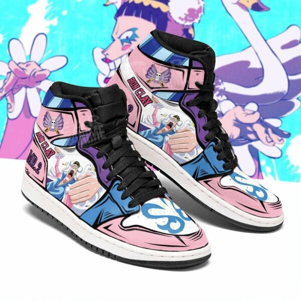 Mr 2 Bon Clay Shoes Custom Anime One Piece Sneakers 2