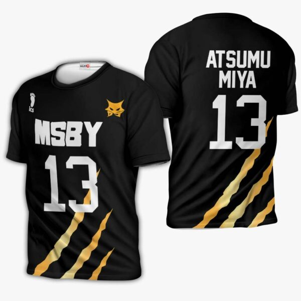 MSBY Atsumu Miya Hoodie Uniform Number 13 Haikyuu Anime Shirts 3