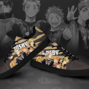 MSBY Black Jackal Skate Shoes Custom Haikyu!! Anime Sneakers 5