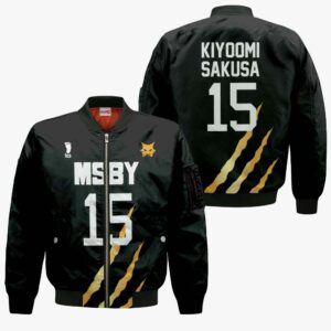 MSBY Kiyoomi Sakusa Hoodie Uniform Number 15 Haikyuu Anime Shirts 11