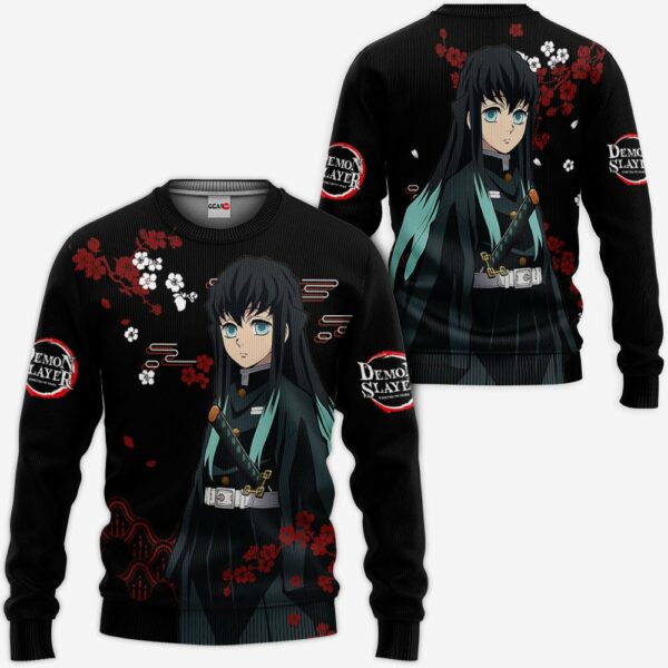 Muichiro Tokito Hoodie Custom Kimetsu Anime Merch Clothes Japan Style 2