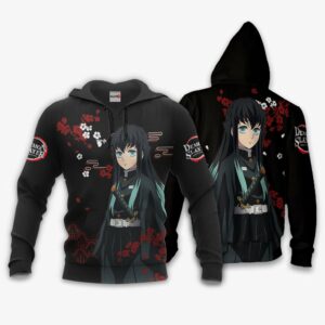 Muichiro Tokito Hoodie Custom Kimetsu Anime Merch Clothes Japan Style 8