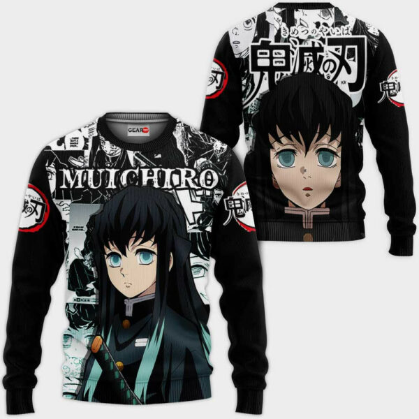 Muichiro Tokito Hoodie Custom Kimetsu Anime Merch Clothes Manga Style 2