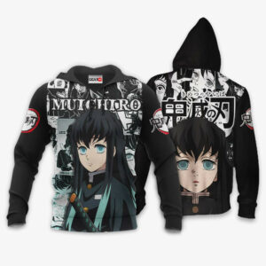 Muichiro Tokito Hoodie Custom Kimetsu Anime Merch Clothes Manga Style 8