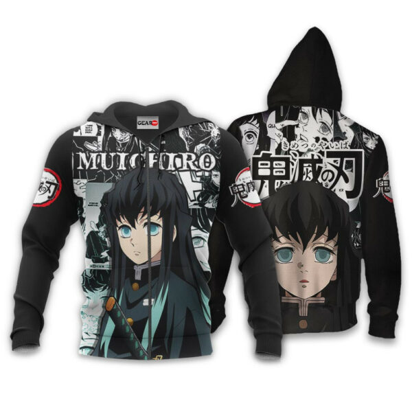 Muichiro Tokito Hoodie Custom Kimetsu Anime Merch Clothes Manga Style 1