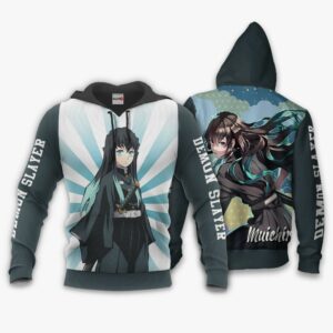 Muichiro Tokito Hoodie Kimetsu Anime Merch Clothes 8