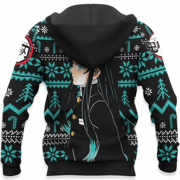 Muichiro Ugly Christmas Sweater Custom Anime Kimetsu XS12 4