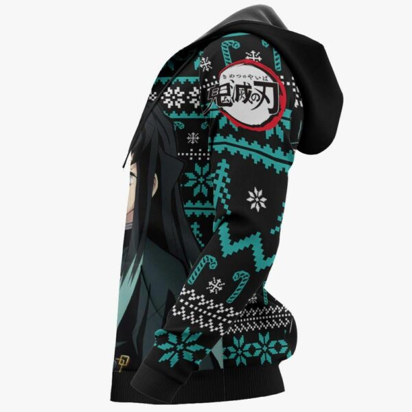 Muichiro Ugly Christmas Sweater Custom Anime Kimetsu XS12 5