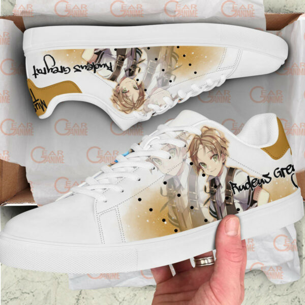 Mushoku Tensei Rudeus Greyrat Skate Shoes Custom Anime Sneakers 2
