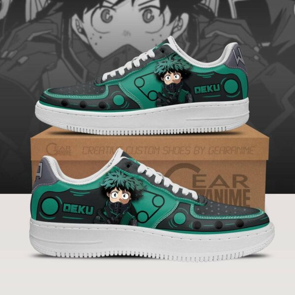 Musketeer Deku Air Shoes Custom Anime My Hero Academia Sneakers 1