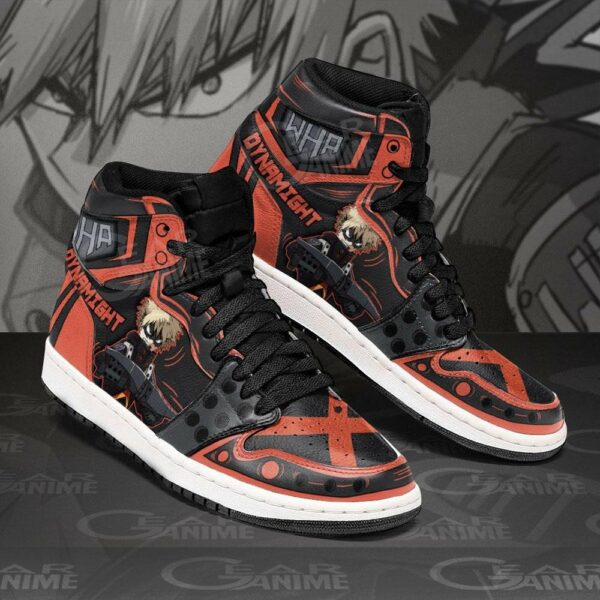 Musketeer Katsuki Bakugo Shoes Custom Anime My Hero Academia Sneakers 2