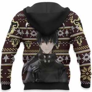 Nacht Faust Ugly Christmas Sweater Custom Anime Black Clover XS12 8