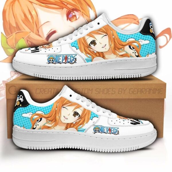 Nami Air Shoes Custom Anime One Piece Sneakers 1