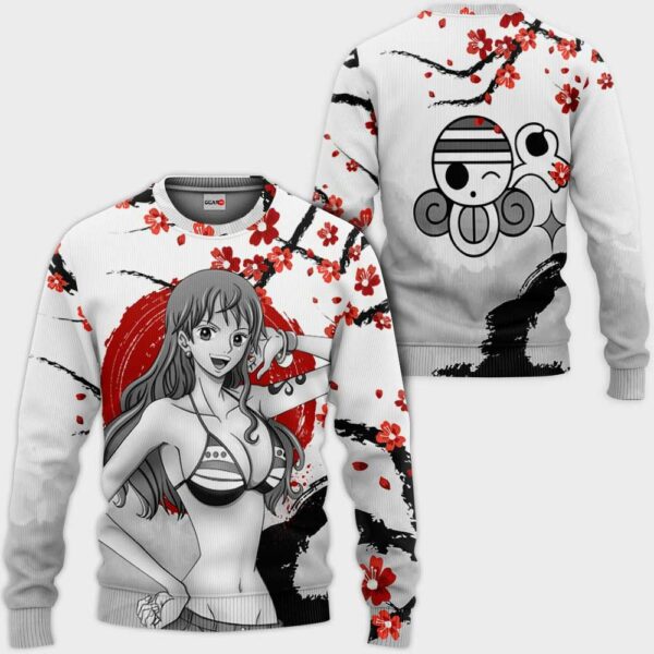 Nami Hoodie Custom Japan Style One Piece Anime Shirt 2