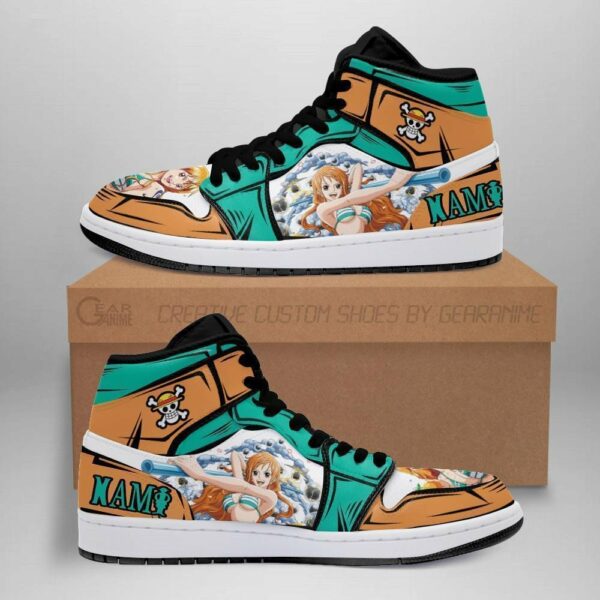 Nami Shoes Clima Tact Custom Anime One Piece Sneakers 1