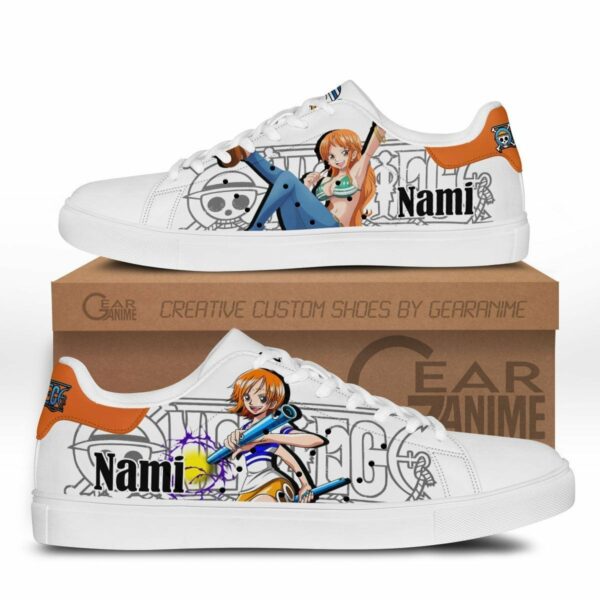 Nami Skate Shoes Custom Anime One Piece Shoes 1