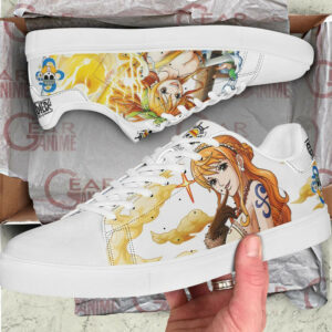 Nami Skate Shoes One Piece Custom Anime Sneakers 5