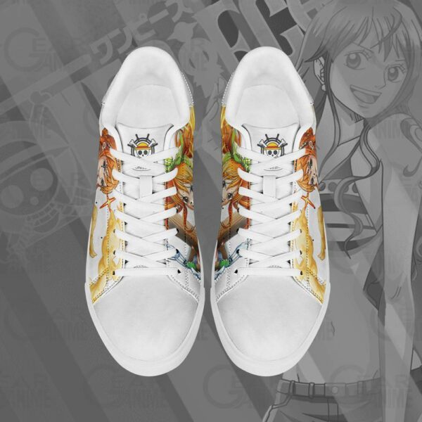 Nami Skate Shoes One Piece Custom Anime Sneakers 4