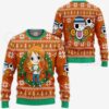 Luffy Ugly Christmas Sweater Custom Wano One Piece Anime XS12 10