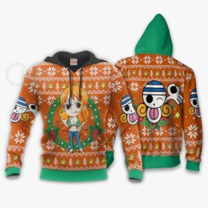 Nami Ugly Christmas Sweater One Piece Anime Xmas 7