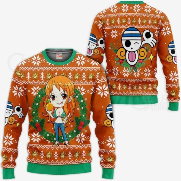 Nami Ugly Christmas Sweater One Piece Anime Xmas 1