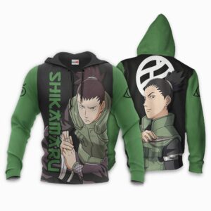 Nara Shikamaru Hoodie Shirt Naruto Anime Zip Jacket 8