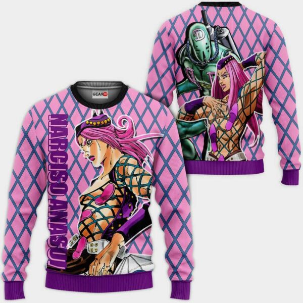 Narciso Anasui Hoodie Custom Anime JJBAs Merch Clothes 2