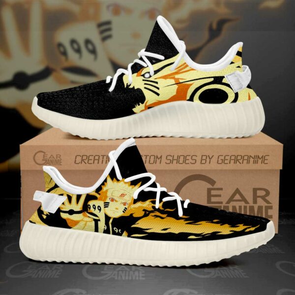 Naruto Kurama Shoes Naruto Anime Custom Shoes SA11 1