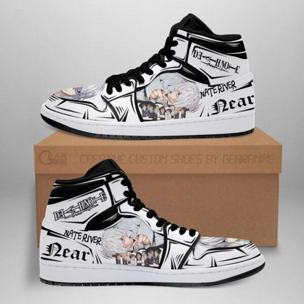 Nate River Near Shoes Custom Death Note Anime Sneakers Fan MN05 1