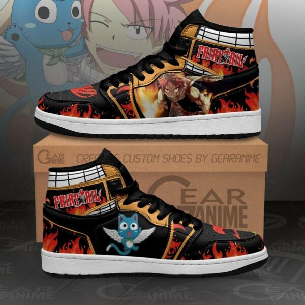 Natsu And Happy Shoes Custom Anime Fairy Tail Sneakers 1