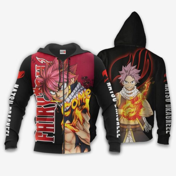 Natsu Dragneel Hoodie Fairy Tail Anime Merch Clothes 1