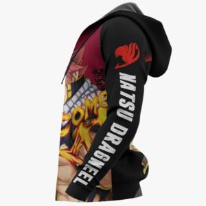 Natsu Dragneel Hoodie Fairy Tail Anime Merch Clothes 11