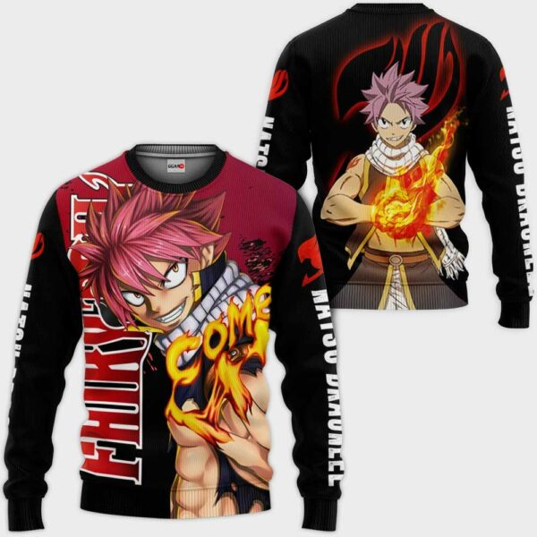 Natsu Dragneel Hoodie Fairy Tail Anime Merch Clothes 2