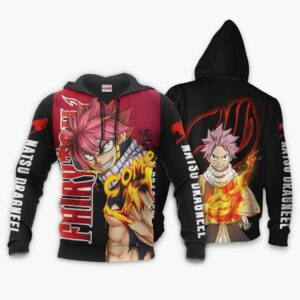 Natsu Dragneel Hoodie Fairy Tail Anime Merch Clothes 8