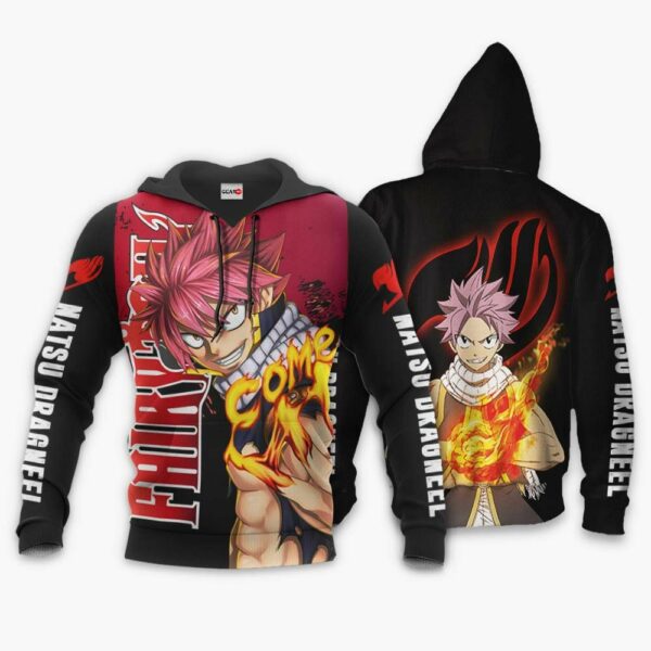 Natsu Dragneel Hoodie Fairy Tail Anime Merch Clothes 3