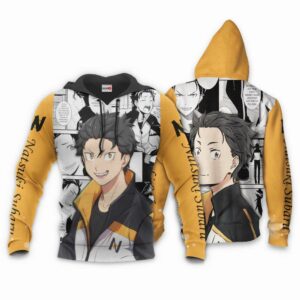 Natsuki Subaru Hoodie Re:Zero kara Hajimeru Isekai Seikatsu Anime Shirt 8