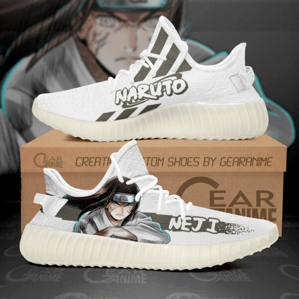 Hyuga Neji Shoes Eyes Naruto Custom Anime Sneakers SA10 1