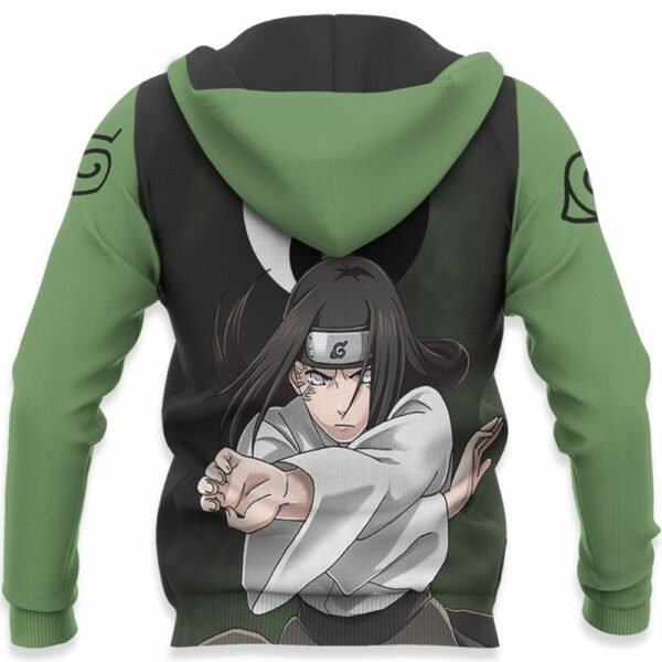 Neji Hyuga Hoodie Shirt Naruto Anime Zip Jacket 5