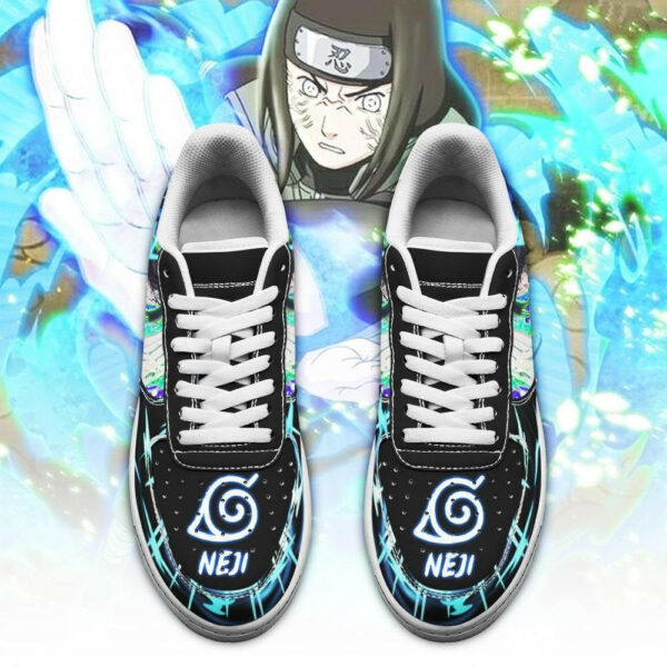 Neji Hyuga Shoes Custom Anime Sneakers Leather 2